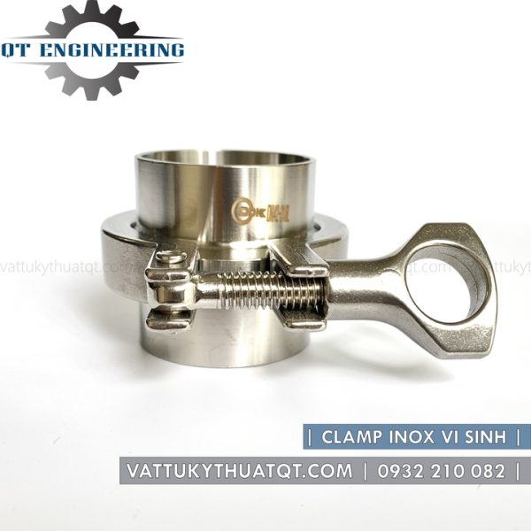 cùm clamp vi sinh inox 304/316