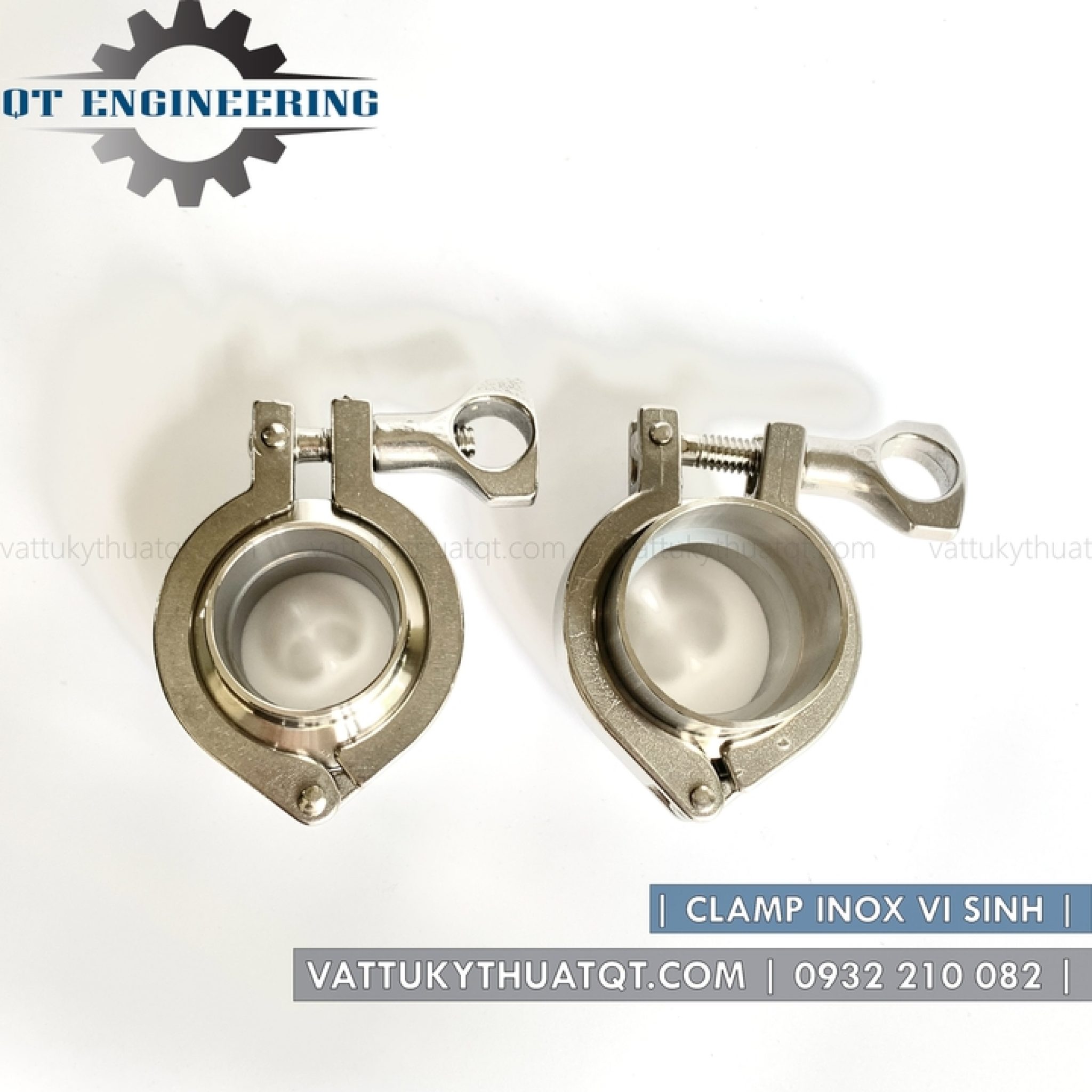 Cùm Clamp Vi Sinh Inox 304/316 - QT Engineering