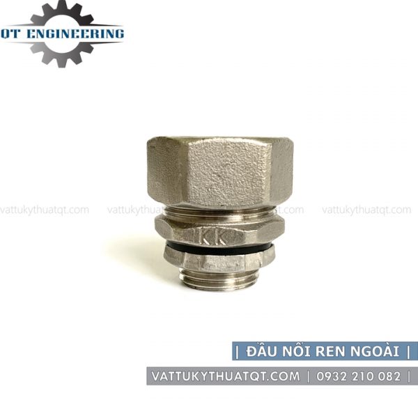 đầu nối ổng ruột gà với hộp điện bằng inox 304