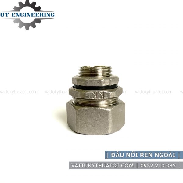 đầu nối ổng ruột gà với hộp điện bằng inox 304