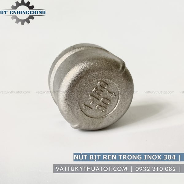 nút bịt ren trong inox 304