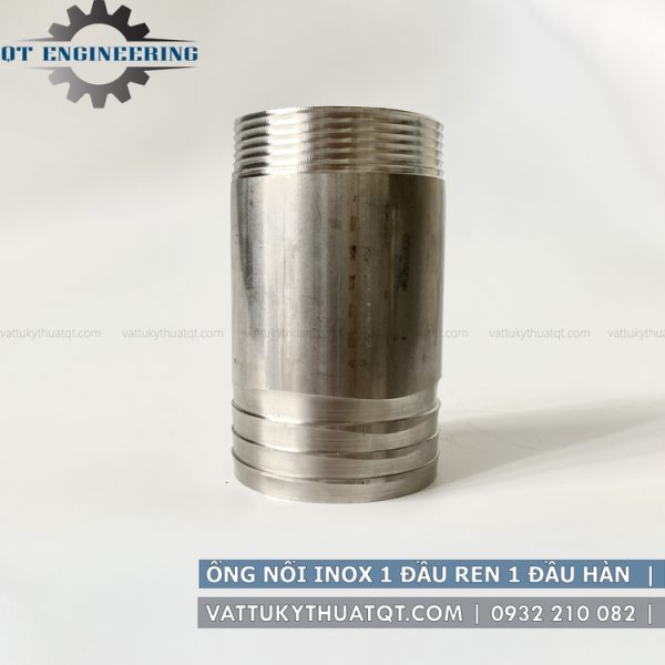 ống nối inox 1 đầu ren 1 đầu đuôi chuột