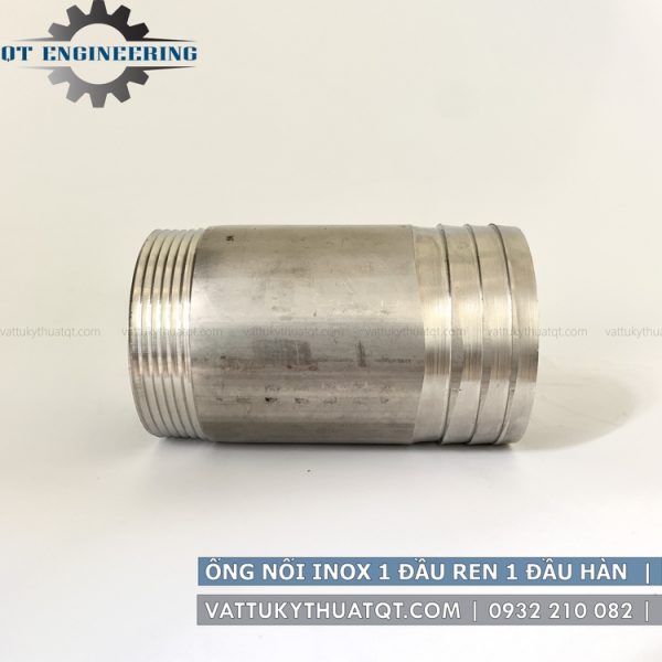 ống nối inox 1 đầu ren 1 đầu đuôi chuột