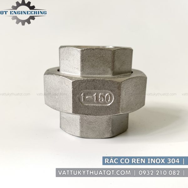 rắc co ren nối ống inox 304