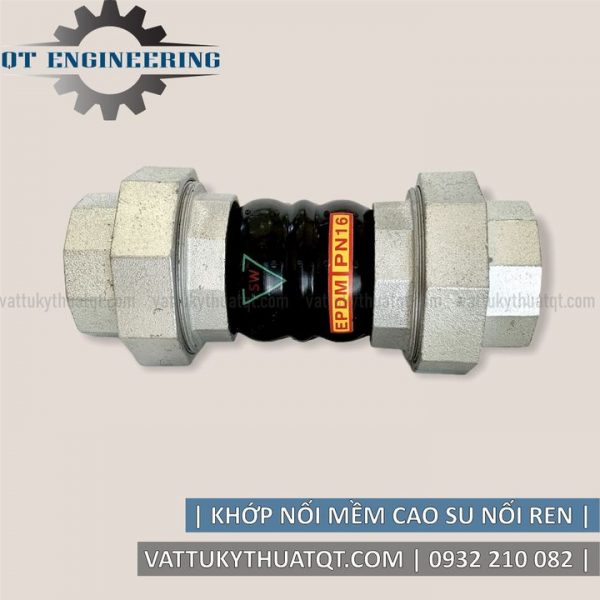 khớp nối mềm cao su nối ren