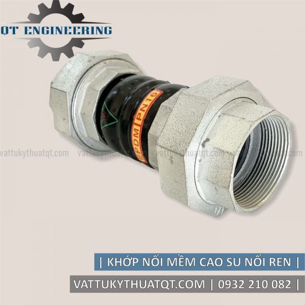 khớp nối mềm cao su nối ren