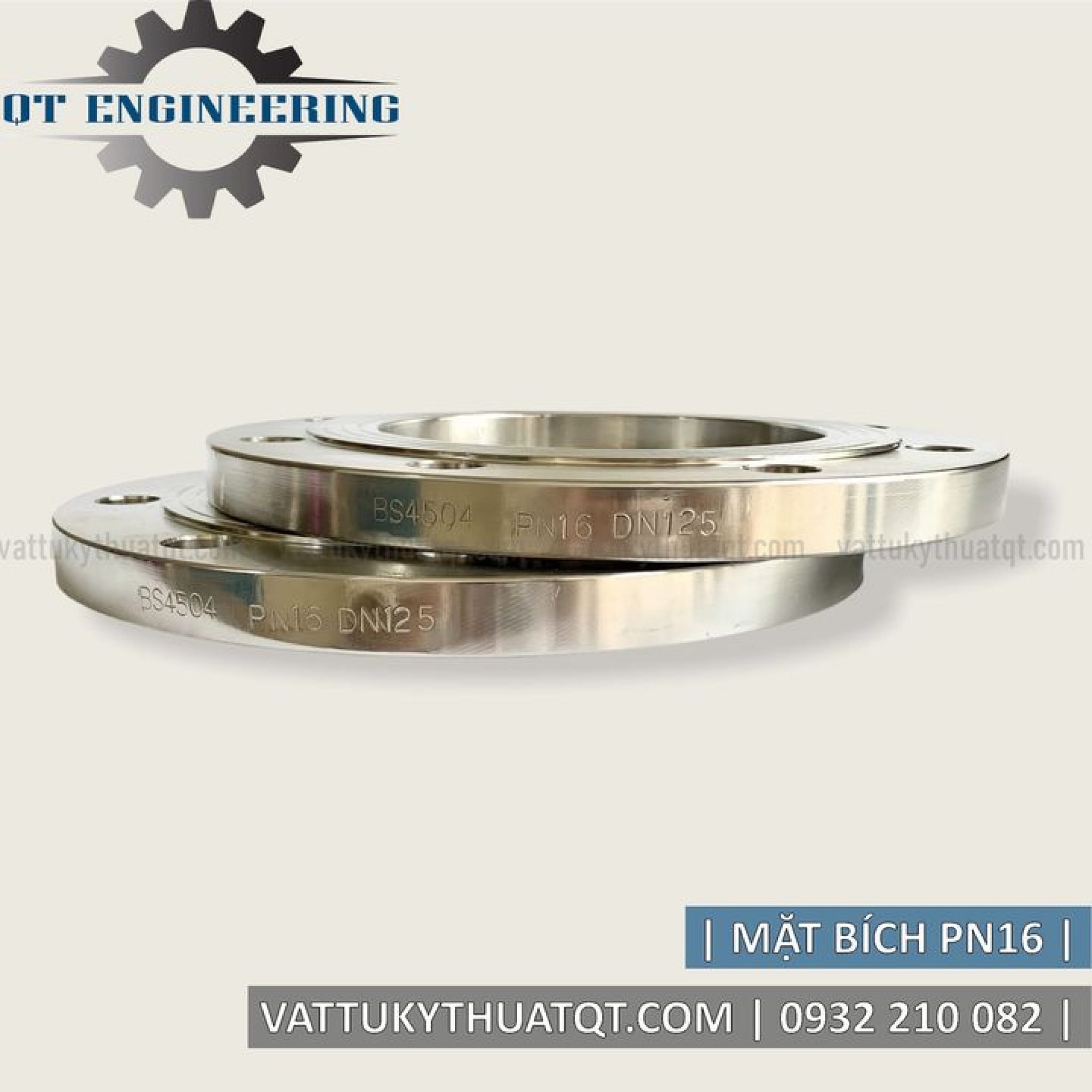 Mặt Bích Inox 304 PN16 - QT Engineering