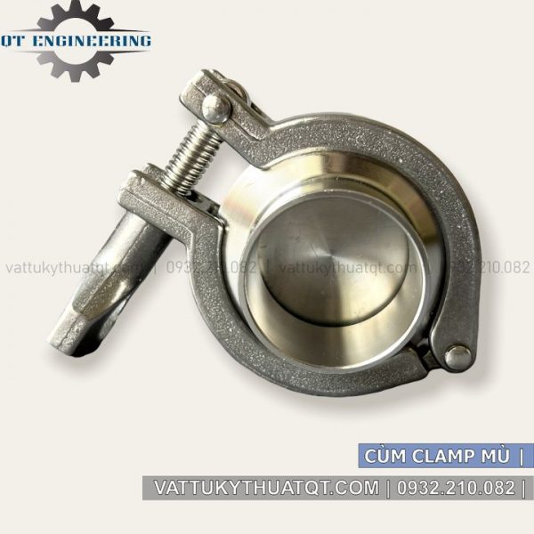 khớp nối nhanh clamp mù vi sinh