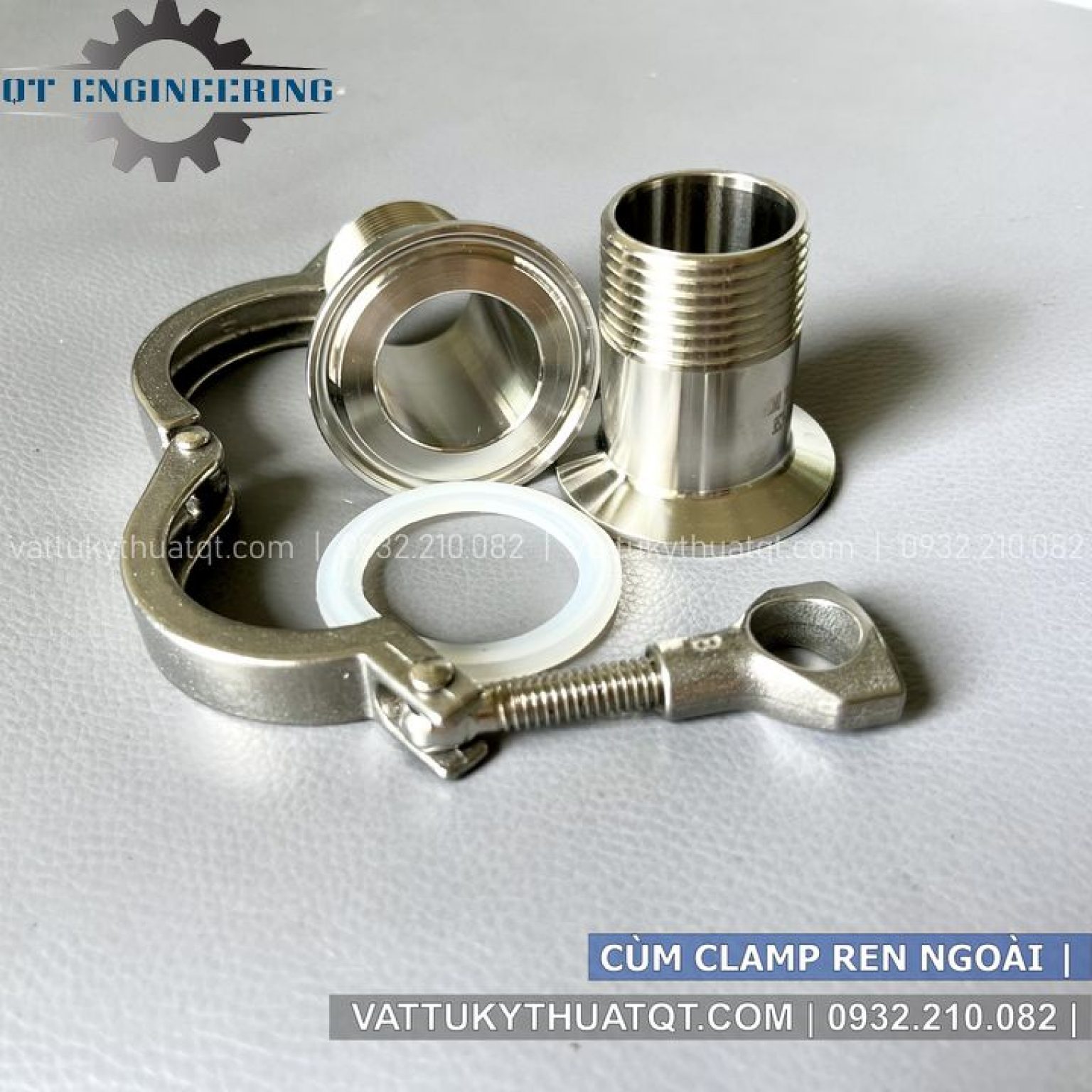 Kh P N I Nhanh Clamp Ren Ngo I Vi Sinh Inox Qt Engineering