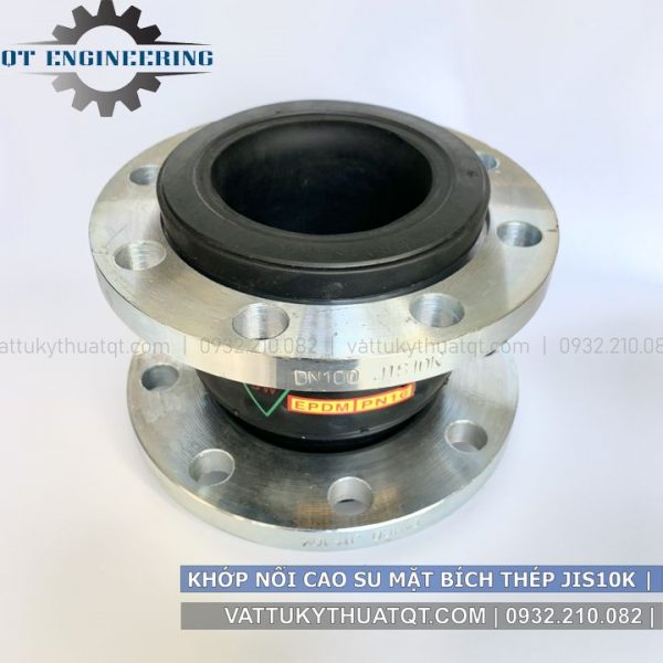 khớp nối mềm cao su mặt bích thép JIS10K