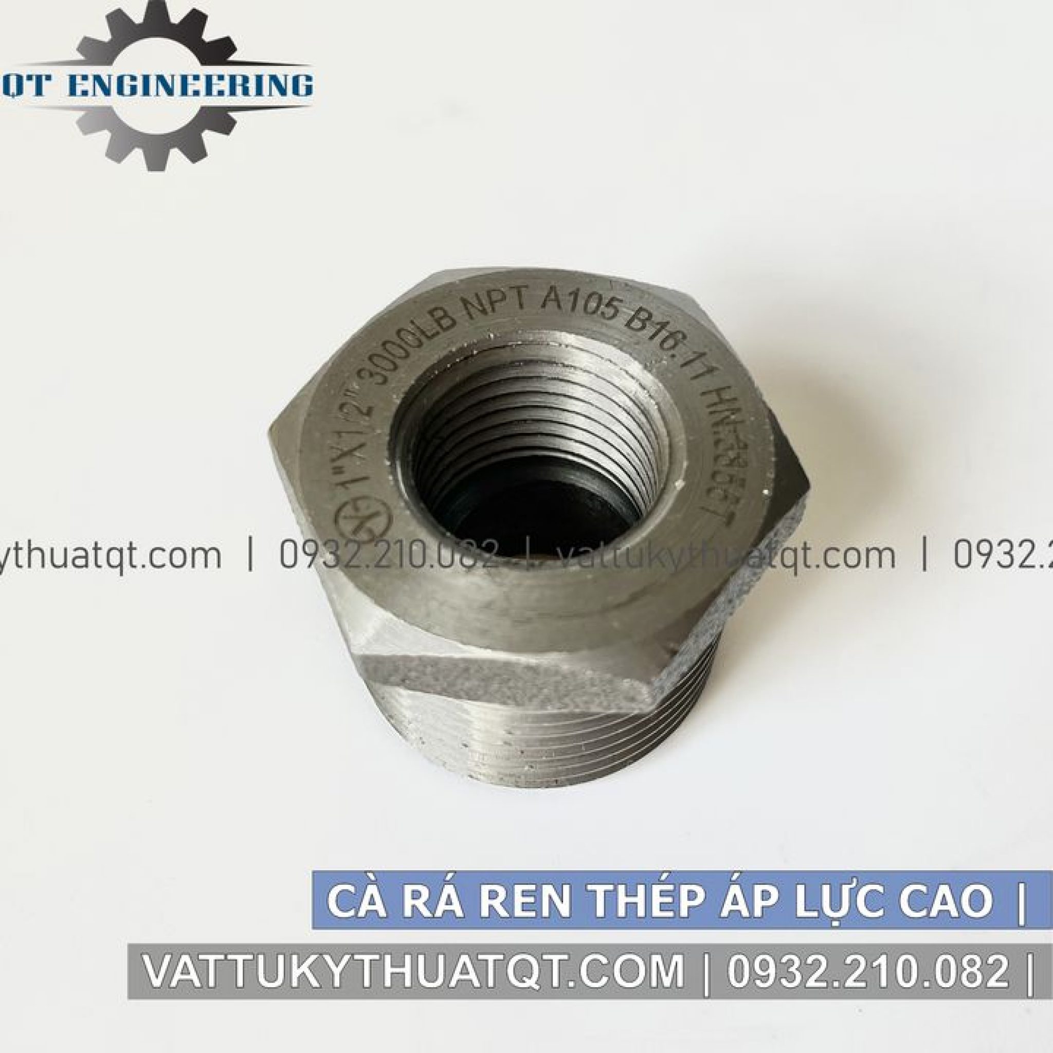 Cà Rá Ren Thép A105/105N Áp Lực 3000LBS - QT Engineering