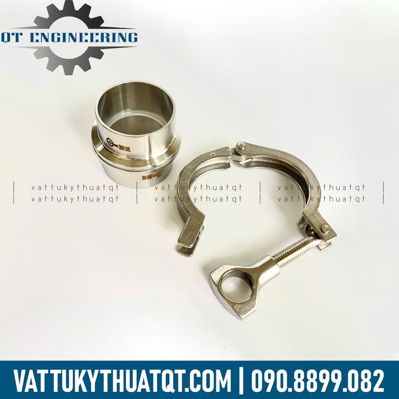 khớp nối clamp inox vi sinh