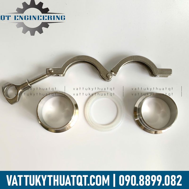 khớp nối clamp inox vi sinh