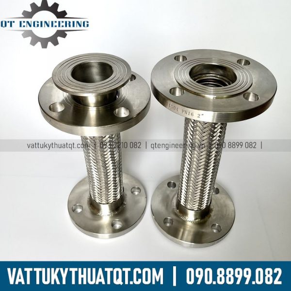 khớp nối mềm inox mặt bích