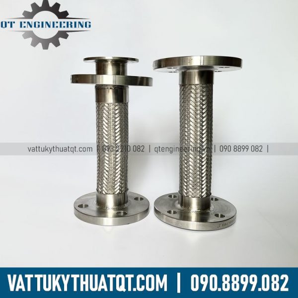 khớp nối mềm inox mặt bích