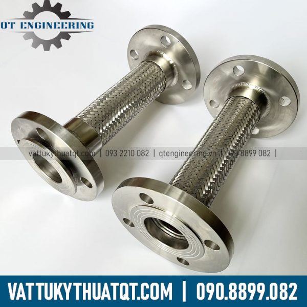 khớp nối mềm inox mặt bích DN65