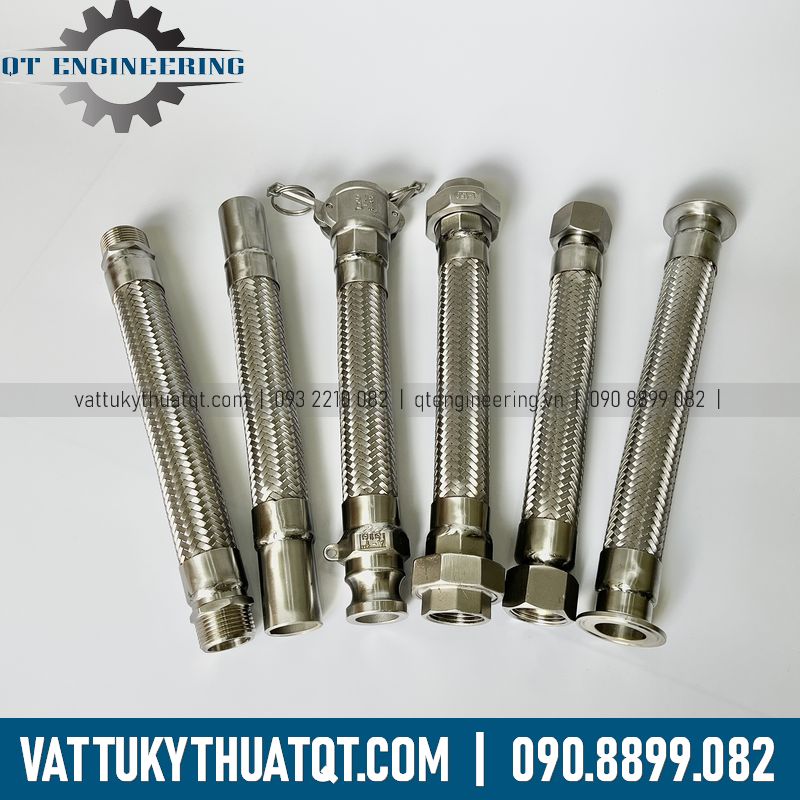 khớp nối mềm inox mặt bích