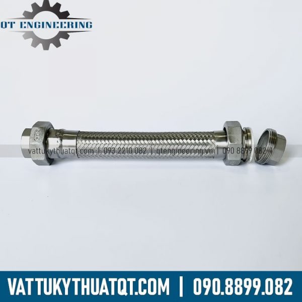 khớp nối mềm inox 2 đầu rắc co